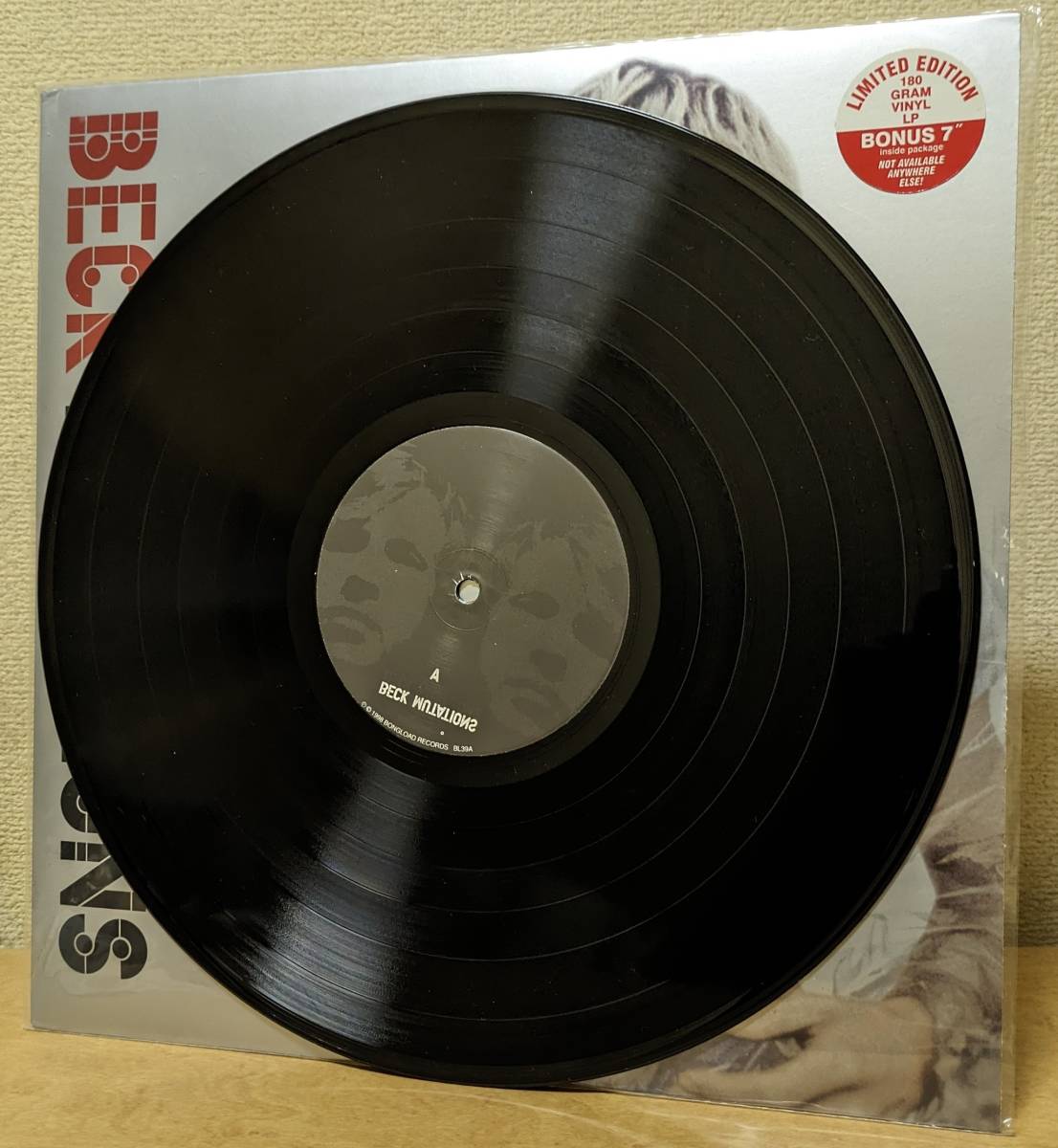BECK[Mutations]US orig.180gLP w/ lyric sheet & bonus 7 -inch Bong Load Records BL39&BL40 Beck 