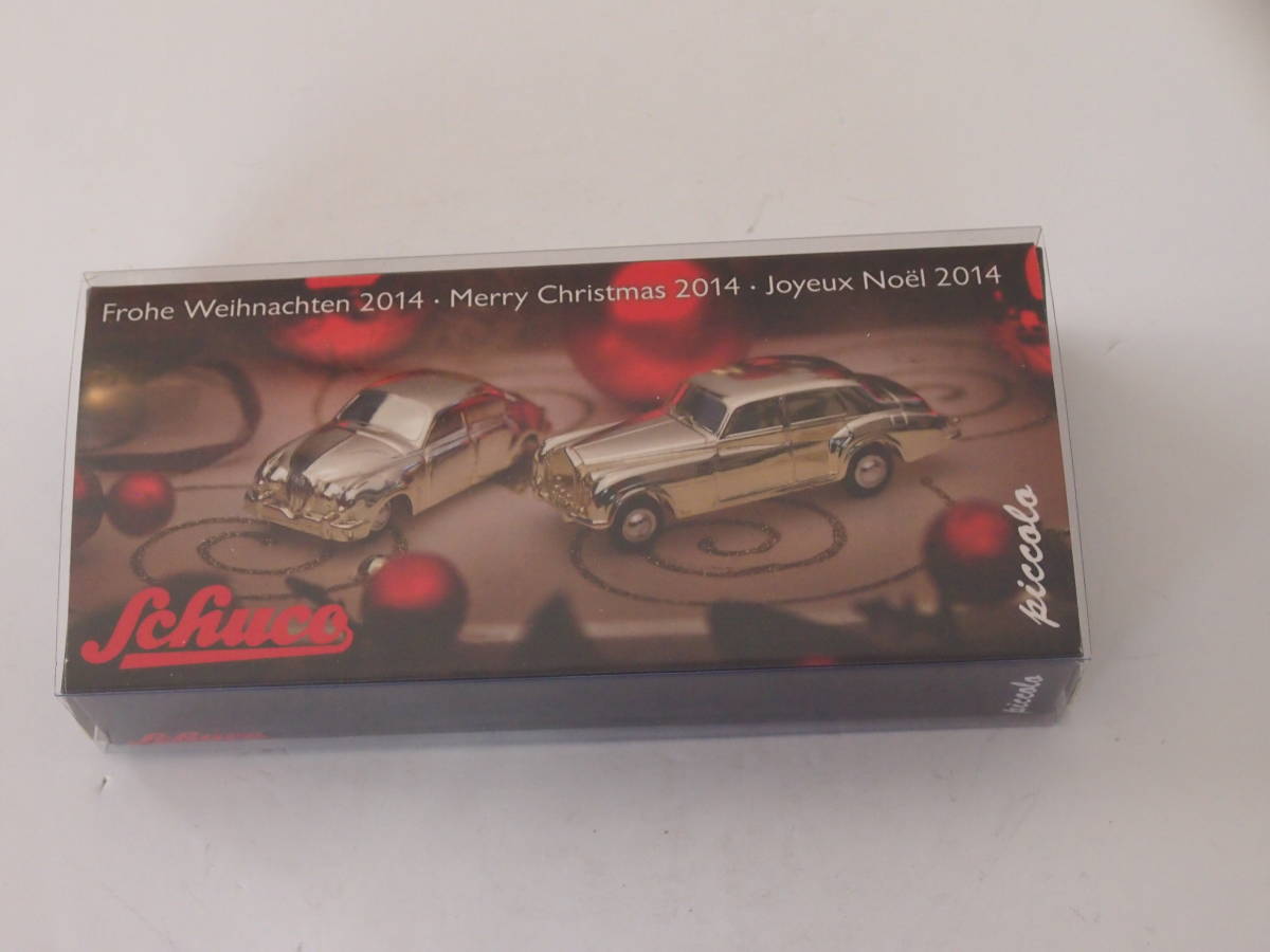 Schuco Piccolo 1/90 2014*Merry Christmas Rolls-Royce 2 шт. комплект 500 комплект ограниченный выпуск Art.-Nr.45 017 1082