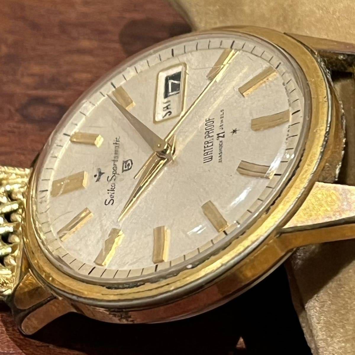 1円〜SEIKO セイコー　スポーツマチックファイブ　稼働品_画像4