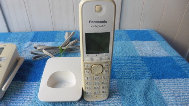 パナソニック Panasonic コードレス電話機 中古 動作良好 _画像5
