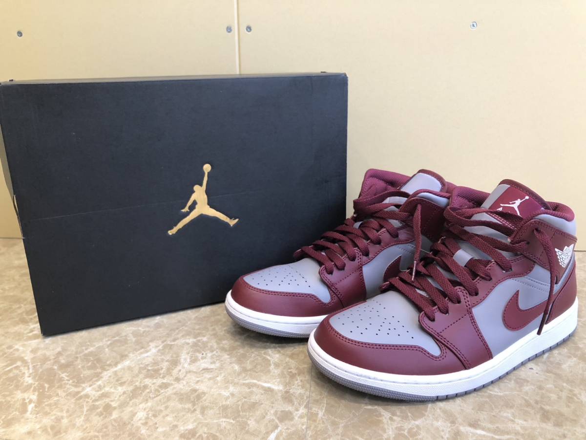 DRM-TA-079 ★1円～ 中古品/現状品 NIKE AIR JORDAN 1 MID/ハイカットスニーカー 27.5㎝ DQ8426-615 ナイキ エアジョーダン スニーカー_画像1