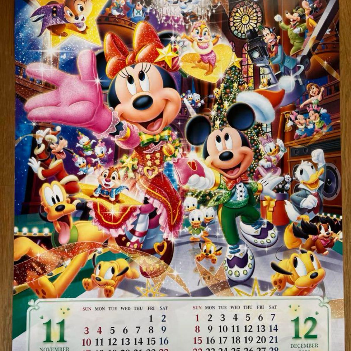 未使用新品　第一生命　2024年　ディズニーカレンダー Disney 壁掛け ミッキーマウス　レア　限定