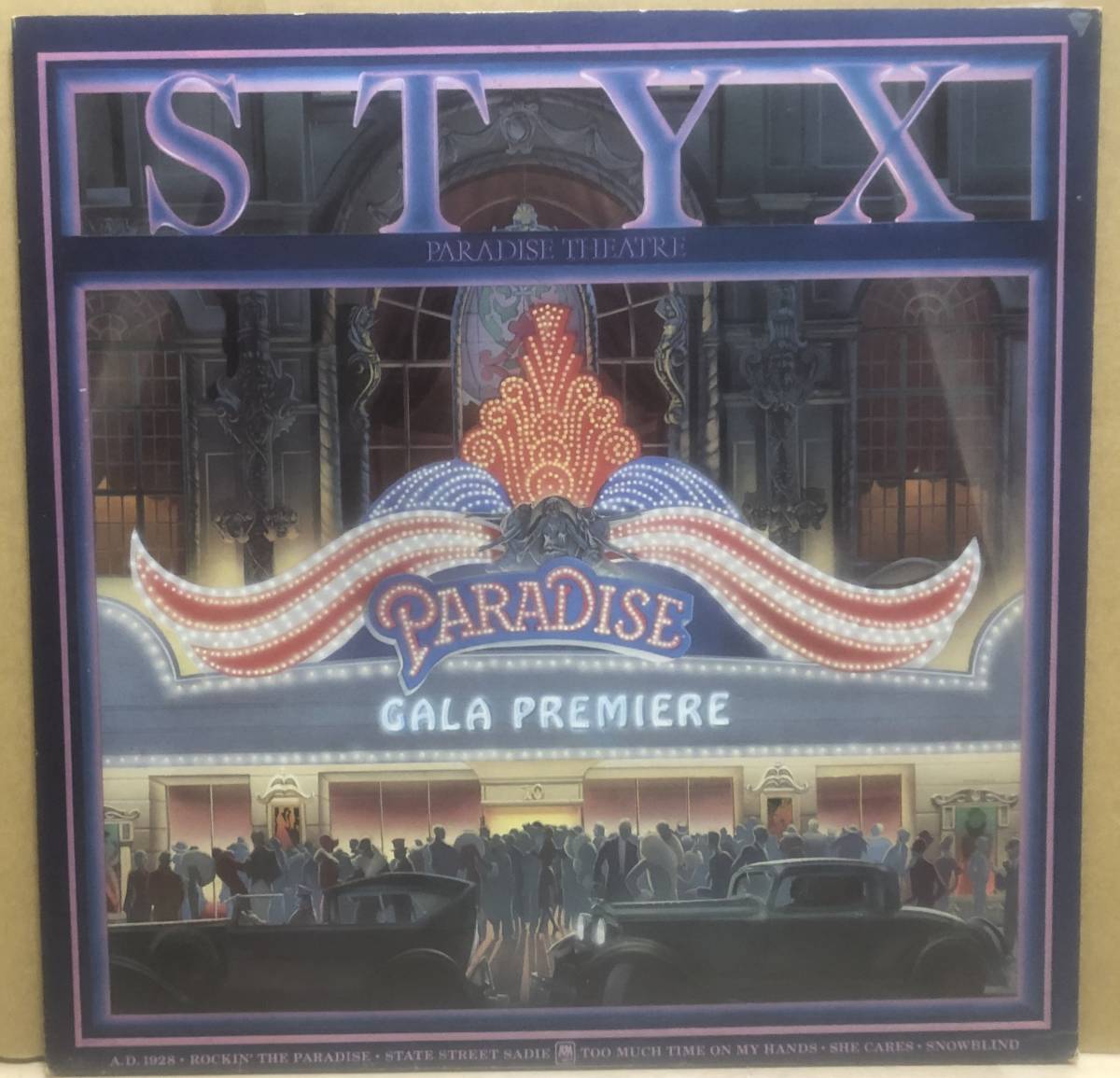 USプログレハード　USオリジナル盤　Styx / Paradise Theatre Stering刻印_画像1