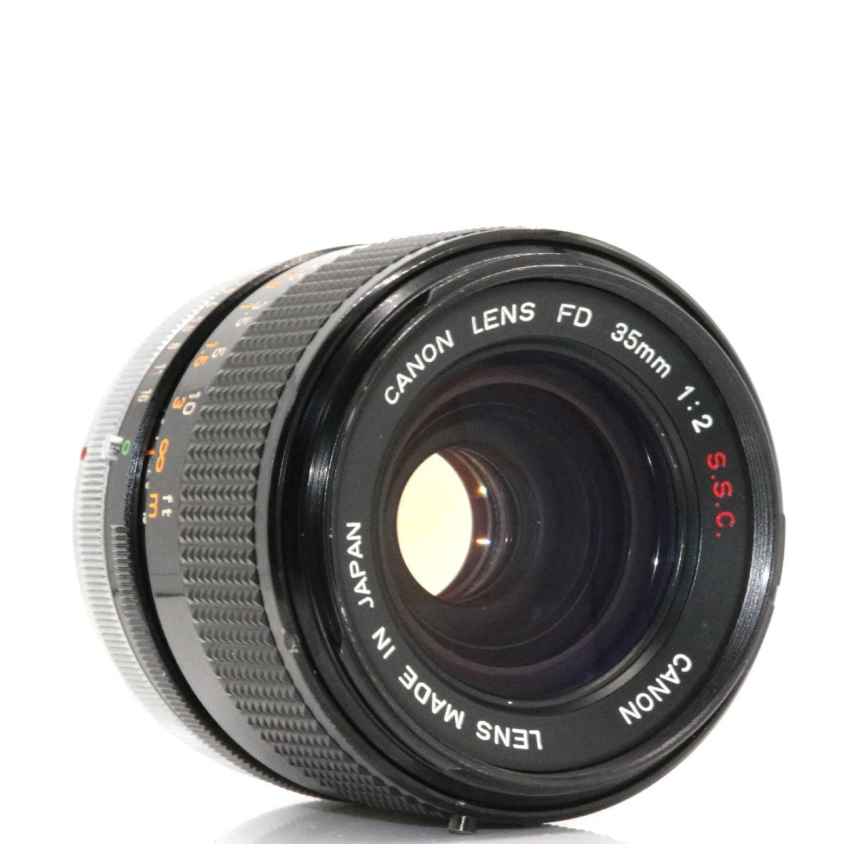 Concave!! 良品 レア Canon FD 35mm f2 S.S.C. SSC Ⅰ型 前群凹レンズ系 絞り16 ”O” 広角 オールド マニュアルレンズ_画像3