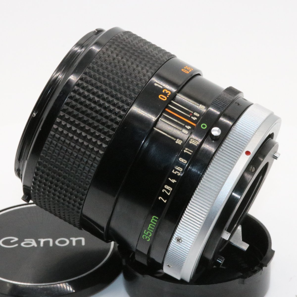 Concave!! 良品 レア Canon FD 35mm f2 S.S.C. SSC Ⅰ型 前群凹レンズ系 絞り16 ”O” 広角 オールド マニュアルレンズ_画像2