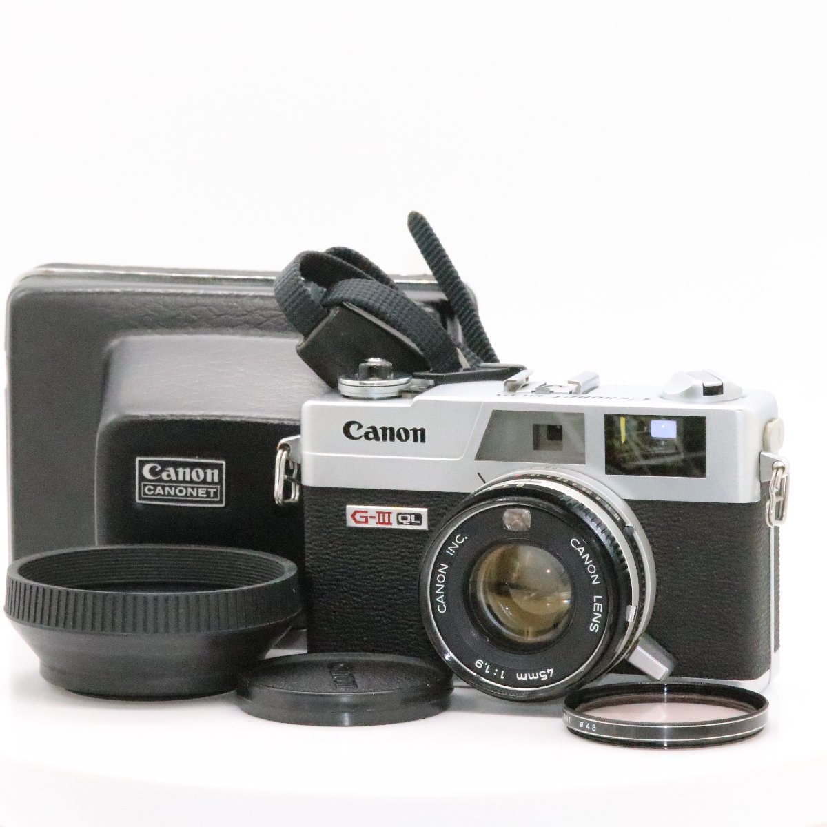 2022年ファッション福袋 美品 CANON Canonet キャノネット QL19 GIII G-III G3 レンジファインダー フィルムカメラ キヤノン