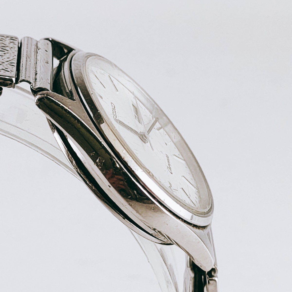 SEIKO セイコー Chronos クロノス 腕時計 アナログ 5H23-7D40 3針 白文字盤 アクセサリー アンティーク ヴィンテージ 時計 とけい トケイ_画像4