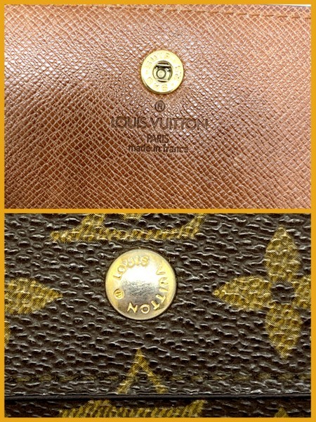 Louis Vuitton ルイヴィトン モノグラム 3つ折カードケース