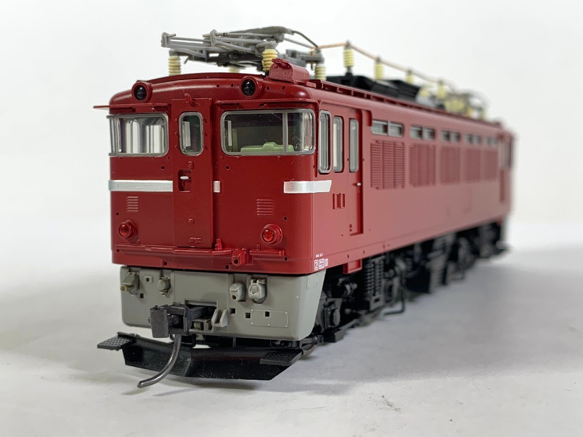 9-97＊HOゲージ TOMIX HO-110 国鉄 ED75形 電気機関車 (ひさし付き) トミックス 鉄道模型(aac)_画像2