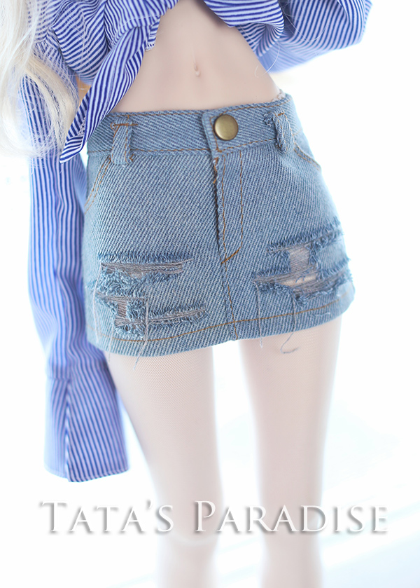 MDD.MSD.SD.DDデニムショートショートパンツ デニムパンツ ドール服 フィードリーム服 おもちゃ ゲーム ドール衣装19WTP020_画像3