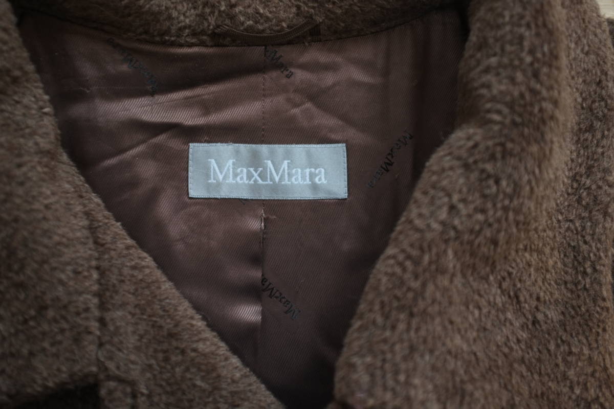 MaxMara アルパカ混コート ブラウン size USA 6 J 40_画像5