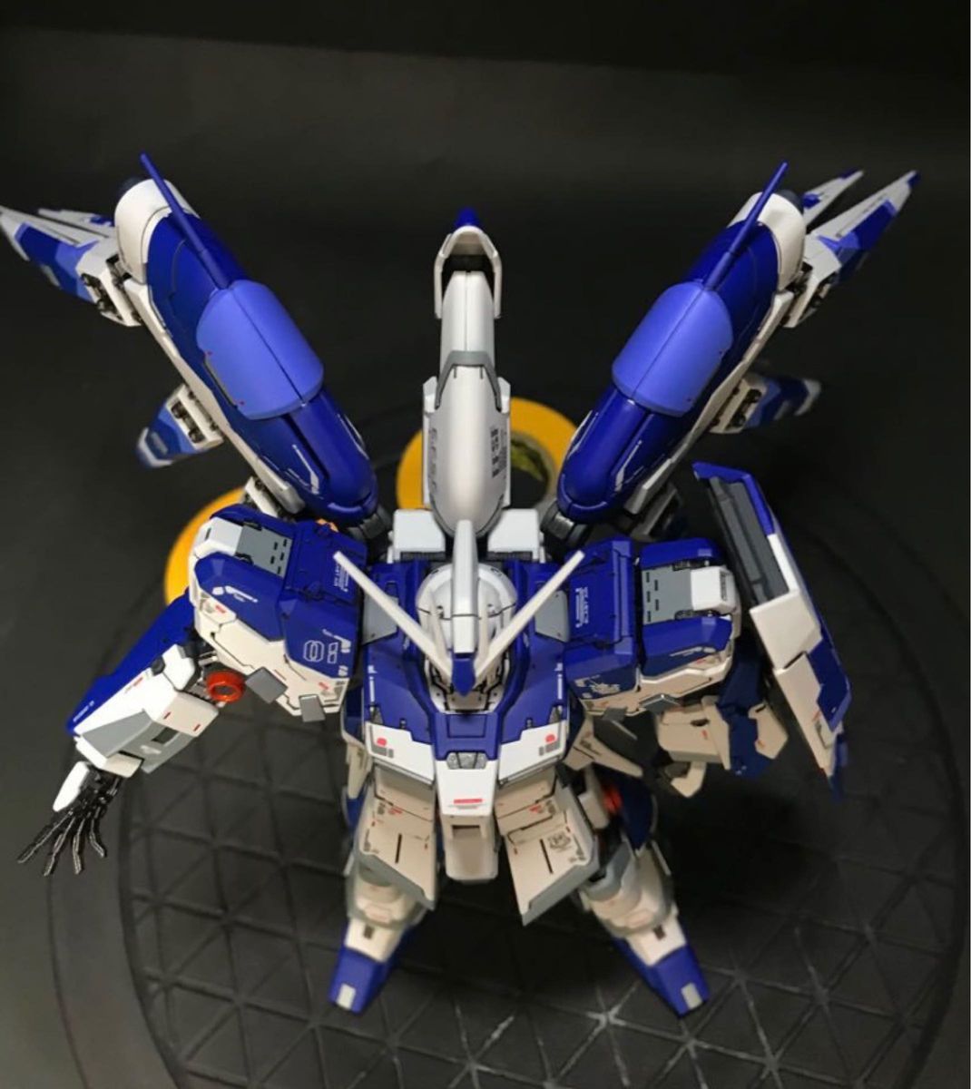 RG Hi-νガンダム　ハイパーメガバズーカランチャーセット　完成品