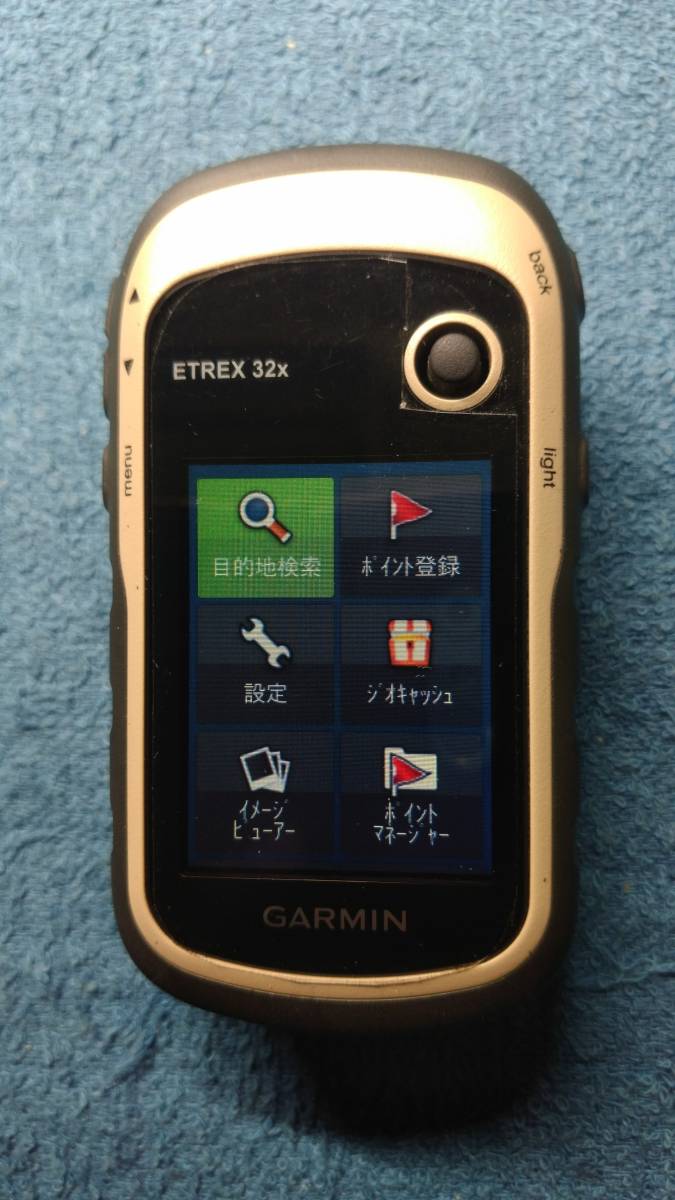 （完動品） GARMIN ハンディGPS ETREX32X 欧州版→日本語化済 16GBMicroSD付属（送料無料）