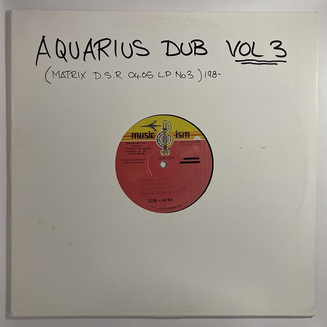 HERMAN CHIN LOY / AQUARIUS MUSIC ISM DUB LP #2 (JAMAICA-ORIGINAL)_画像1