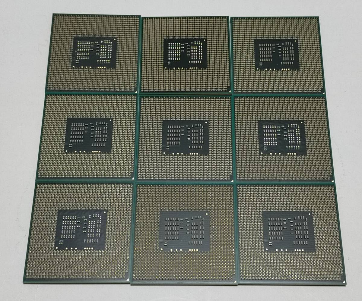★　Intel CPU Core i3 350M 9個セット　ジャンク品扱いで★ _画像2