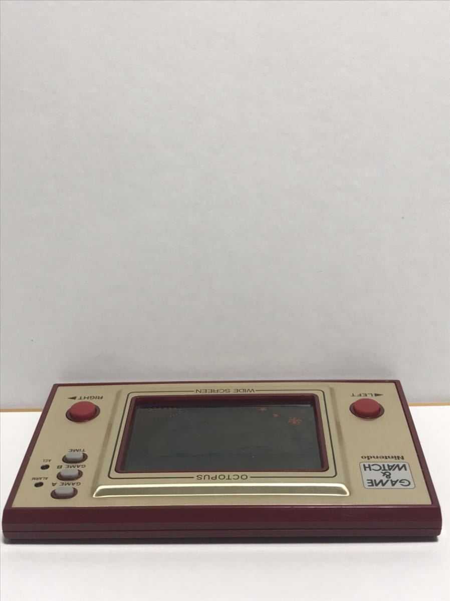 GAME&WATCH Nintendo Game & Watch Nintendo OCTOPUS Octopus 0C-22 сделано в Японии товар рабочее состояние подтверждено фиксация стоимость доставки цена 2000