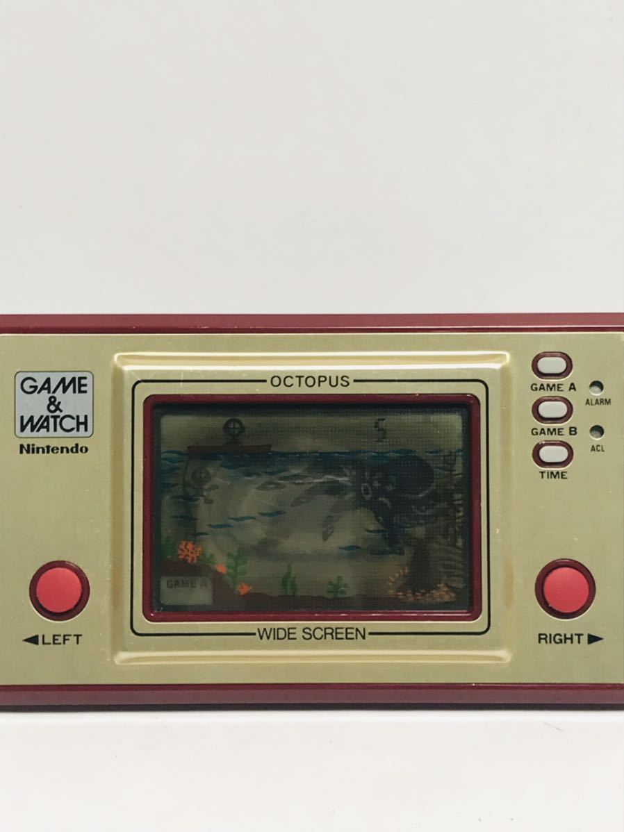 GAME&WATCH Nintendo Game & Watch Nintendo OCTOPUS Octopus 0C-22 сделано в Японии товар рабочее состояние подтверждено фиксация стоимость доставки цена 2000