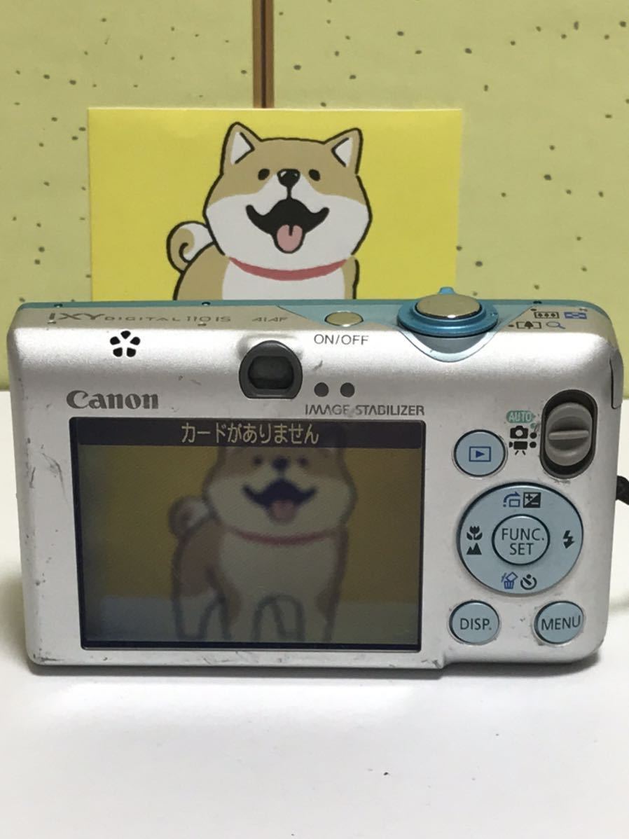 Canon キャノン IXY DIGITAL デジタル110 IS コンパクト デジタルカメラ AiAF PC1355 動作確認済み固定送料価格 2000_画像1