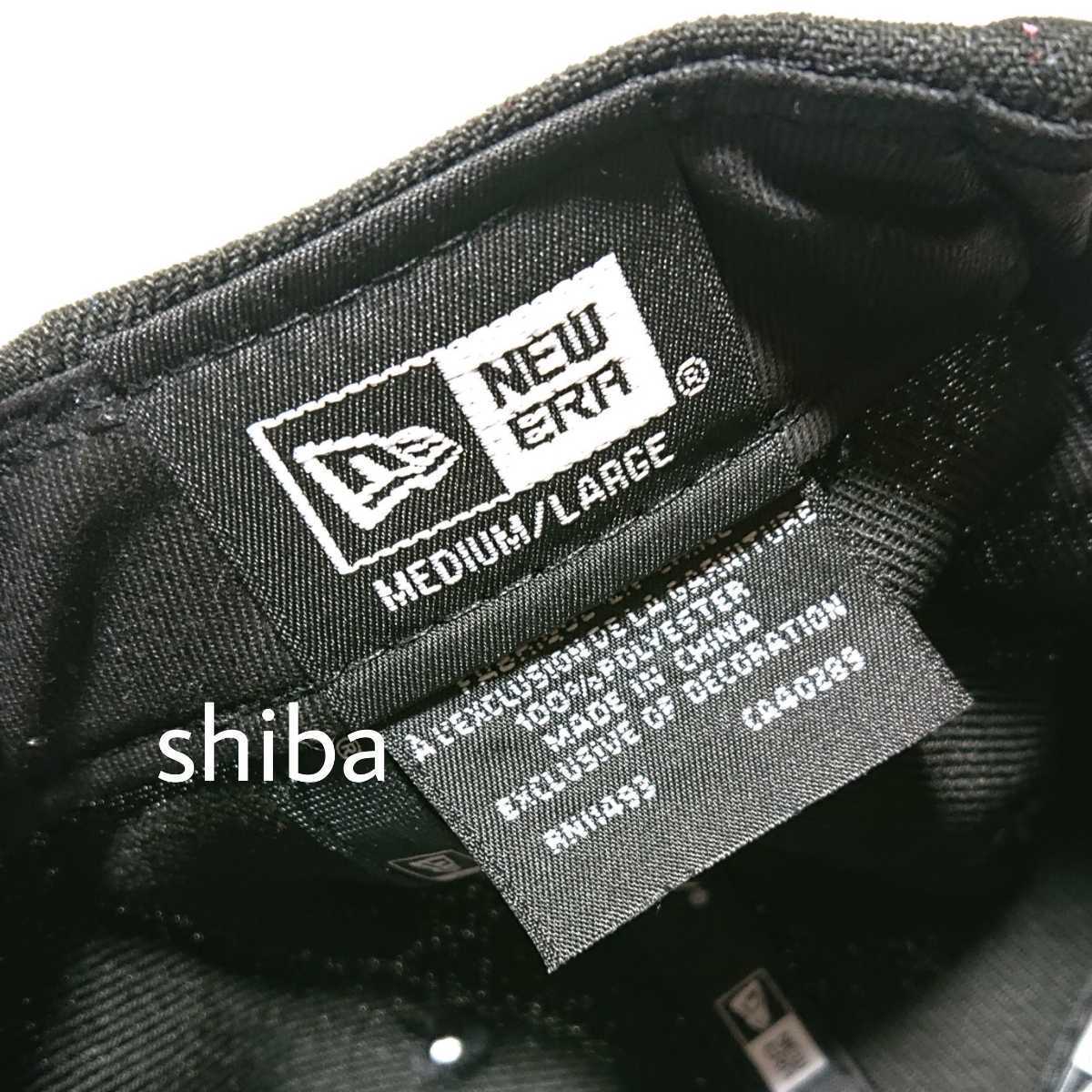 NEW ERA ニューエラ 正規品 キャップ 帽子 9FIFTY 950 黒 ブラック 赤 レッド NBA シカゴ ブルズ バスケットボール NBA M/Lサイズ_画像7