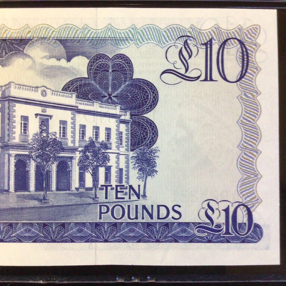 World Banknote Grading GIBRALTAR《British Administration》10 Pounds【1986】『PMG Grading Choice Uncirculated 64 EPQ』_画像7