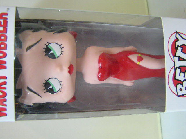 ★　FUNKO製　BOBBLE-HEAD　首振り人形　BETTY BOOP　赤いドレス　★_画像6