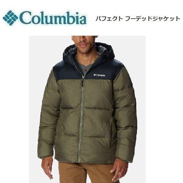 columbia コロンビア パフェクトフーデッドジャケット グリーン 海外XL(日本XXL相当)　WJ9792　メンズ　アウター　保温　撥水　アウトドア