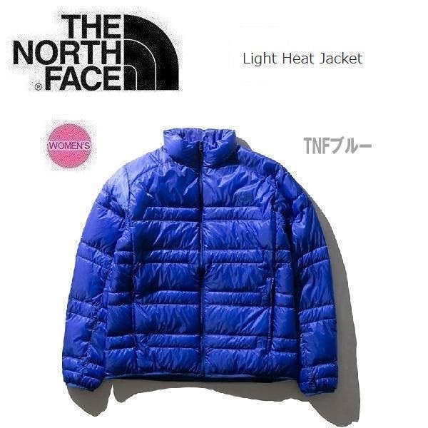 THE NORTH FACE ザノースフェイス ライトヒートジャケット ブルー レディースM　NDW91902　ダウンジャケット　アウトドア　女性用