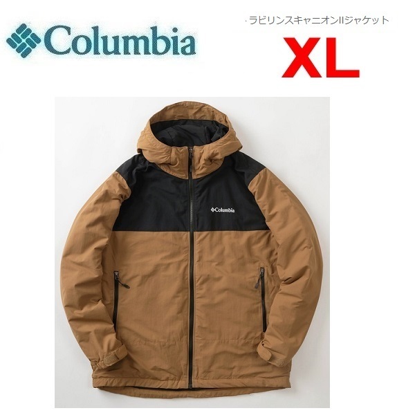 columbia コロンビア ラビリンスキャニオンIIジャケット エルク XL　WE8771　メンズ　中綿ジャケット　保温　撥水　防風　アウトドア_画像1