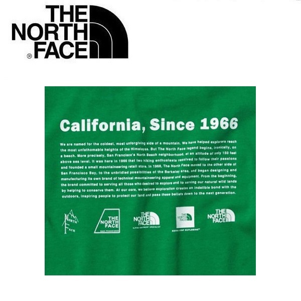 THE NORTH FACE ザノースフェイス キッズ ヒストリカルロゴＴシャツ グリーン 150　NTJ32356　子供用　半袖　アウトドア_画像3