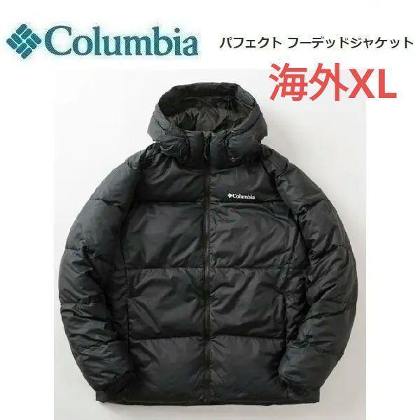 columbia コロンビア パフェクトフーデッドジャケット ブラック 海外XL(日本XXL相当)　WJ9792　メンズ　アウター　保温　撥水　アウトドア