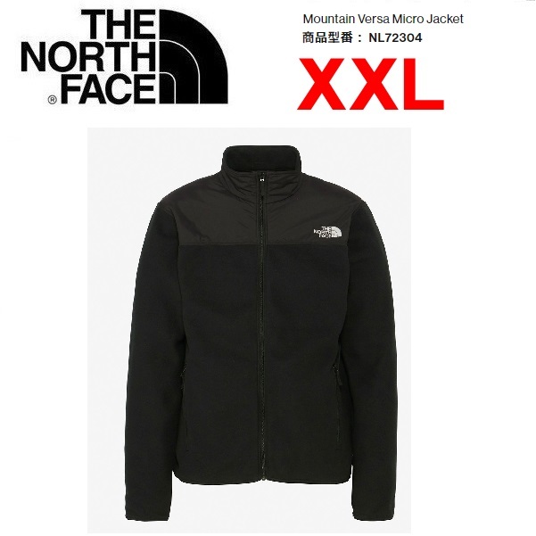 THE NORTH FACE ザノースフェイス マウンテンバーサマイクロジャケット ブラック XXL　NL72304　メンズ　フリース　アウトドア_画像1