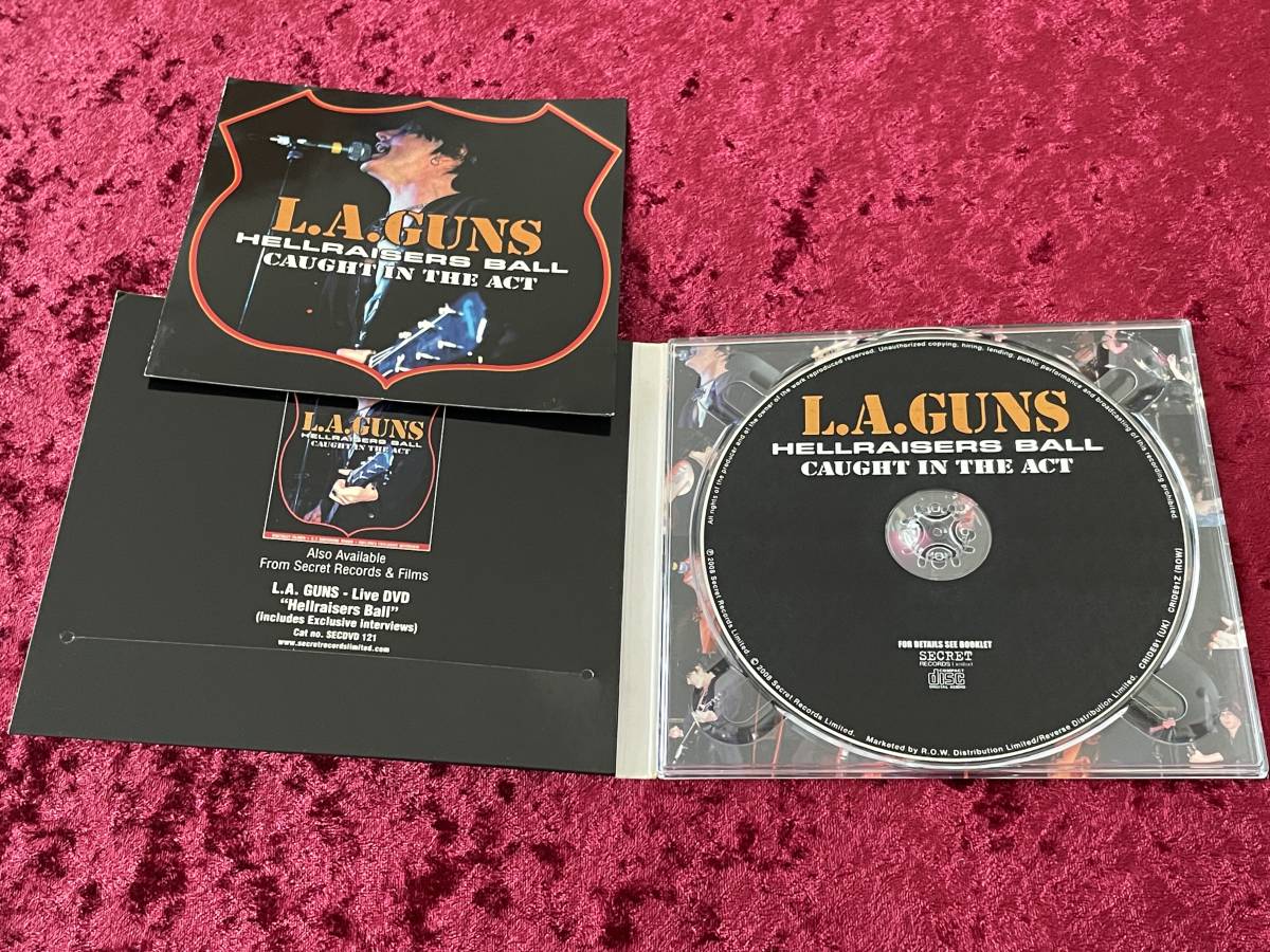 ★L.A.GUNS★HELLRAISERS BALL CAUGHT IN THE ACT★CD★デジパック仕様★L.A.ガンズ★LIVE AT PENNINGTONS★ライヴ★2008 SECRET RECORDS★_画像2