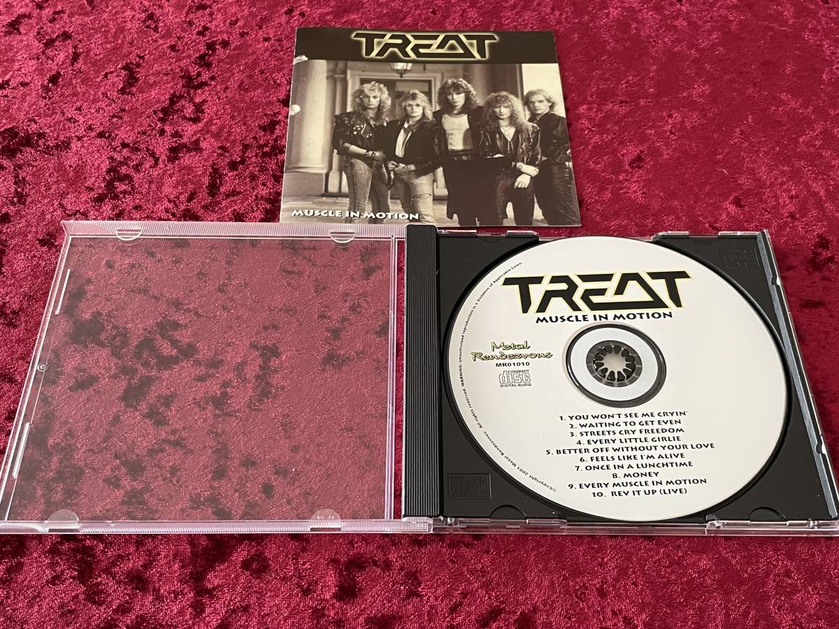 ★TREAT★MUSCLE IN MOTION★CD★トリート★マッスル・イン・モーション★2001 METAL RECDEZVOUS★_画像2