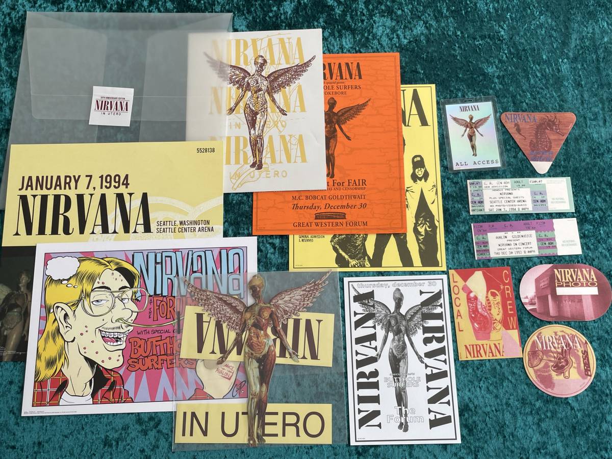 *NIRVANA* привилегия постер есть *5SHM-CD* совершенно производство ограничение *BOX комплект * in * You терроризм 30 anniversary commemoration super * Deluxe * выпуск *IN UTERO