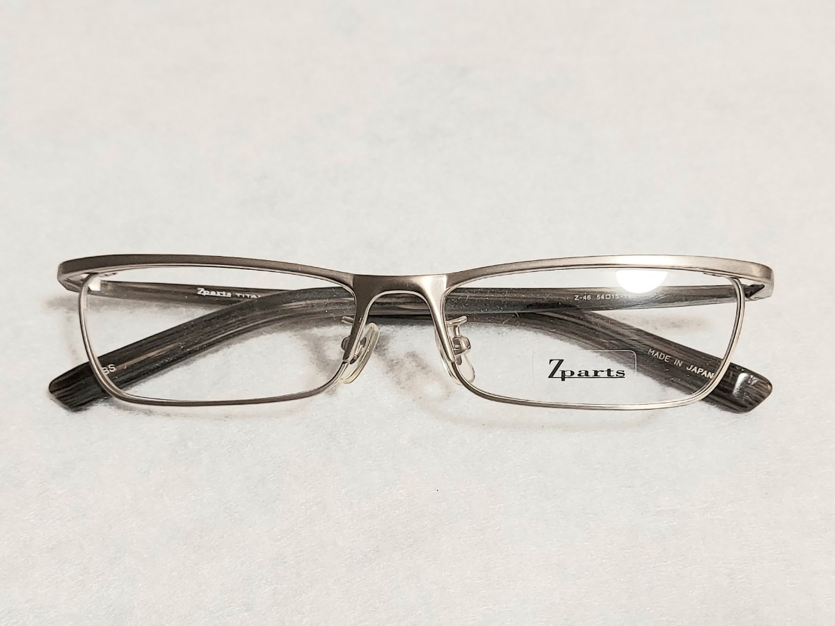 新品　Zparts ジーパーツ　日本製　ブランド　メガネ　めがね　　フルリム　チタン　軽い　ゴールド_画像6
