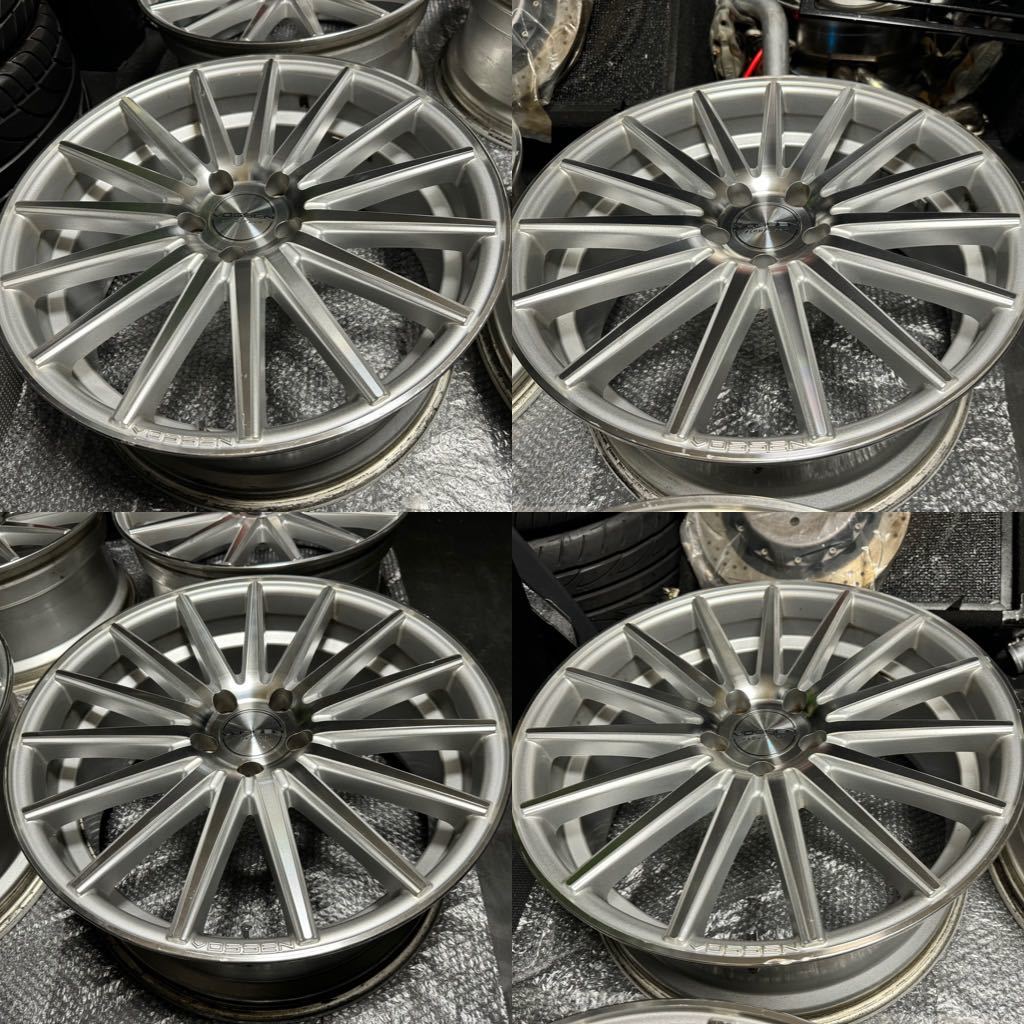 VOSSEN VFF-2 19インチ 8.5J＋45 PCD112 5穴 ハブ径約67ミリ コンケーブ スタンス イベント ツライチ フォルクスワーゲン アウディ ベンツ_画像4