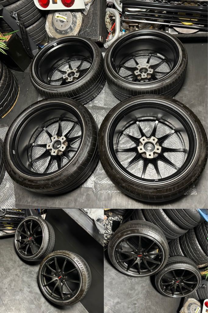 RAYS VOLK VR G25 19インチ 9.5J＋45 4本通し PCD114.3 5穴 カラー CB 鍛造 235/35ZR19 255/35ZR19 WRX GRヤリス FD3S等_画像10