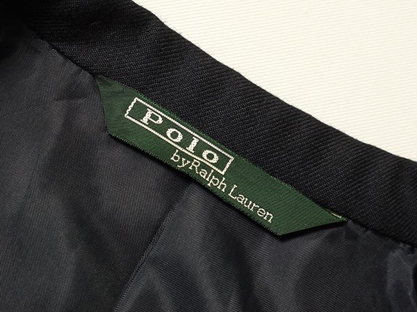 Polo Ralph Lauren　ラルフローレン　金ボタン　紺ブレザー　正規品　160　子供用　2Bジャケット　テーラードジャケット　キッズ　ウール_画像2
