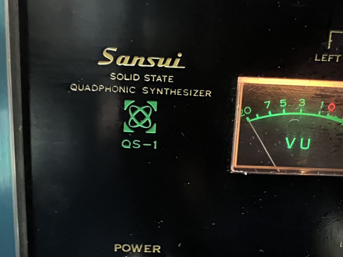 【通電確認済み】SANSUI サンスイQS -1 QUADPHONIC SYNTHESIZER クォードフォニックシンセサイザー_画像2