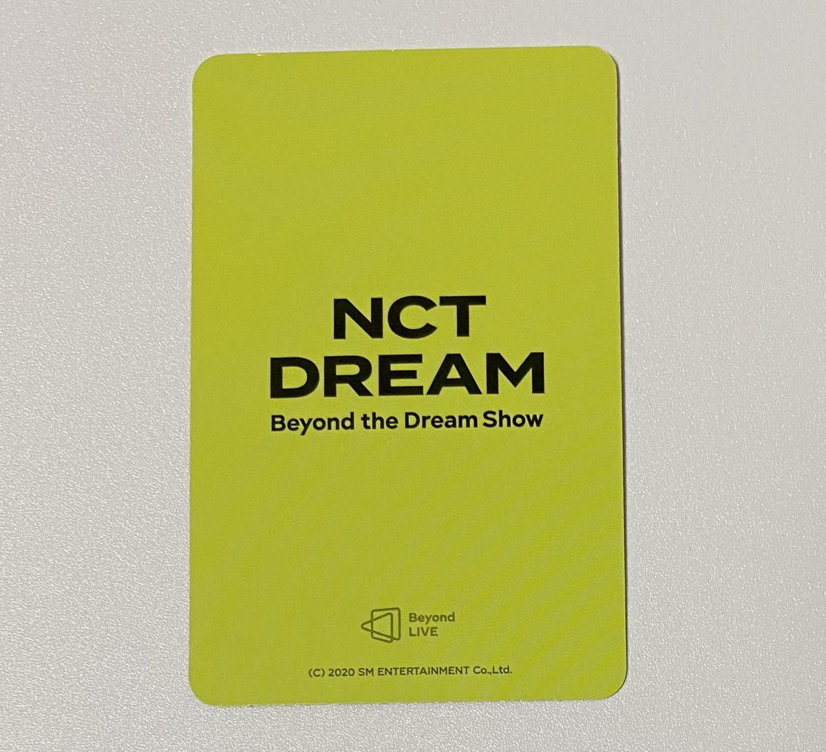 NCT DREAM ジェミン Beyond Live Beyond The Dream Show トレカ JAEMIN Photocard_画像2
