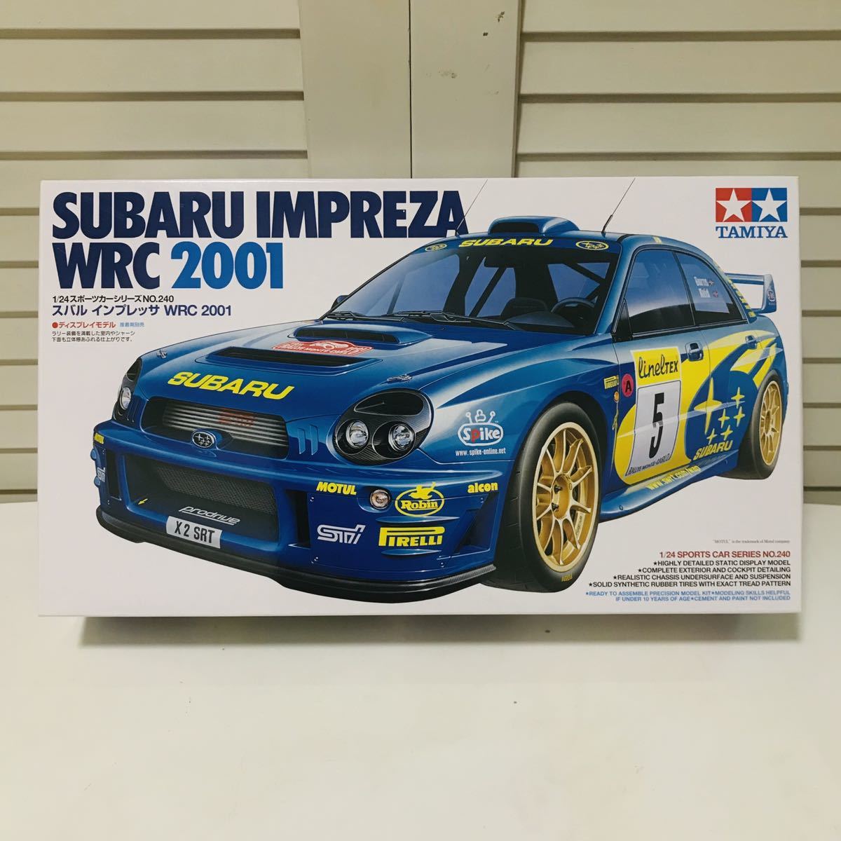 タミヤ模型 スバル インプレッサ WRC 2001 1/24 SUBARU IMPREZA WRC '01 スポーツカーシリーズ No.240 プラモデル WRC_画像1