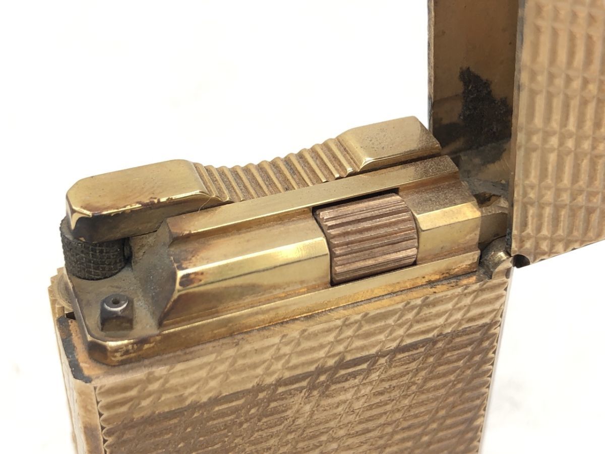 1202-025S⑨5268佐川　ライター S.T.Dupont デュポン ローラー ゴールドカラー ケース付き 詳細不明 着火未確認 喫煙具_画像5