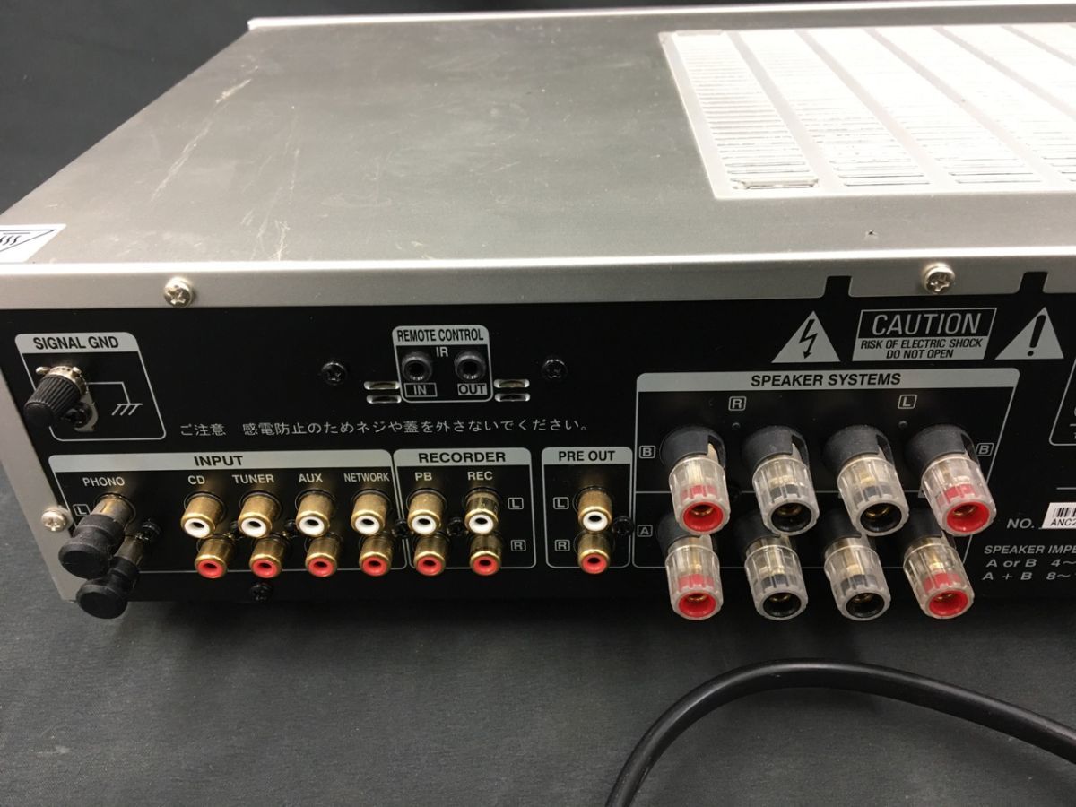 1202-219MK⑨5268 オーディオ機器 DENON デノン AMPLIFIER アンプ PMA-390RE 電化製品 家電_画像9