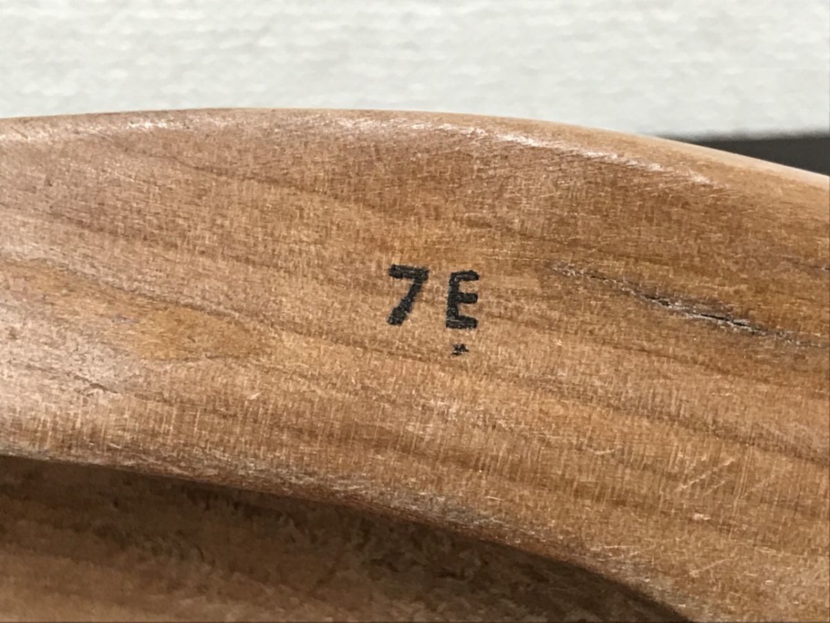 1203-104T⑥22652 シューズキーパー REGAL リーガル 木製 シューツリー 7E サイズ 約26cm相当？ 靴_画像9