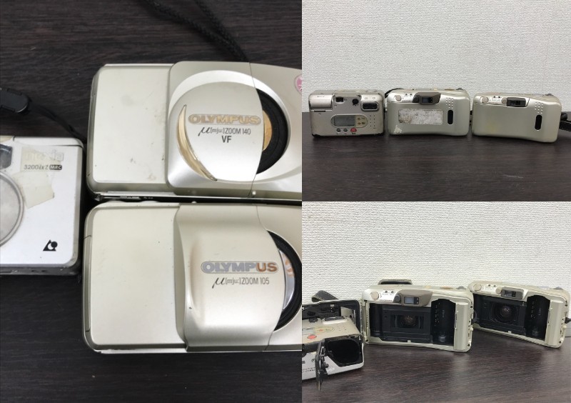 1203-102TM0 コンパクトフィルムカメラ まとめ 8点セット Canon MINOLTA Konica FUJIFILM OLYMPUS FUJICA_画像5