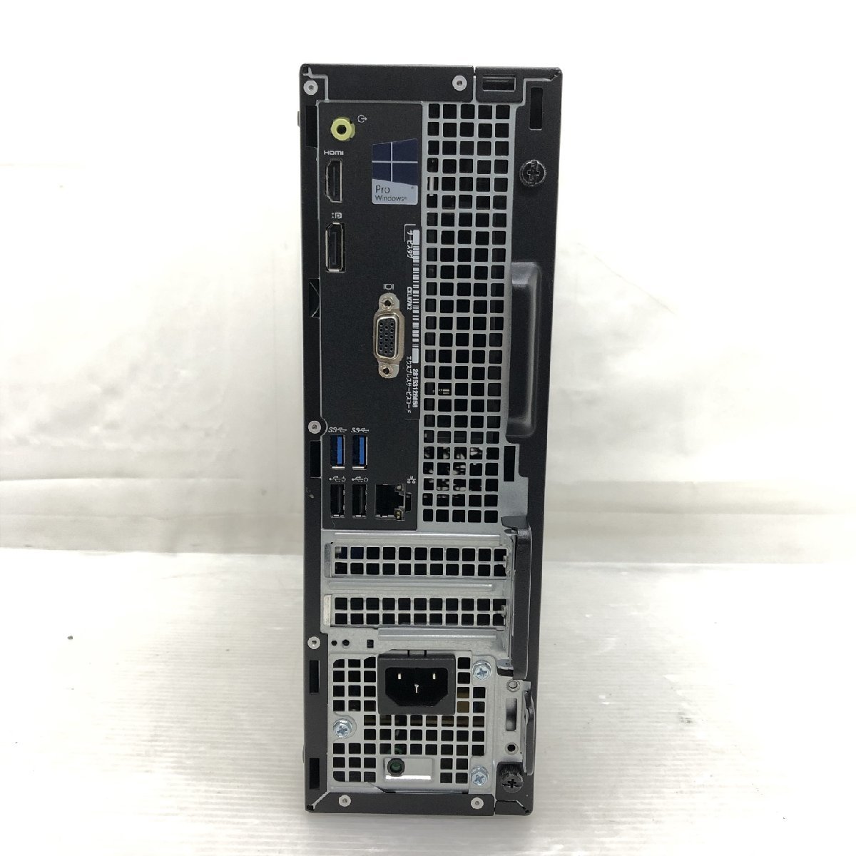 1円～ 1週間保証 Windows11 DELL OptiPlex 3050 D11S Core i5-7500 8GB 新品SSD256GB DVD-RW T006826_画像4