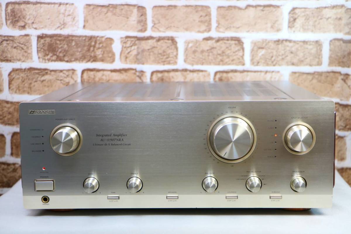 SANSUI サンスイ AU-α907NRA プリメインアンプ 定価330000円のシリーズ最終モデル 概ね美品_画像2