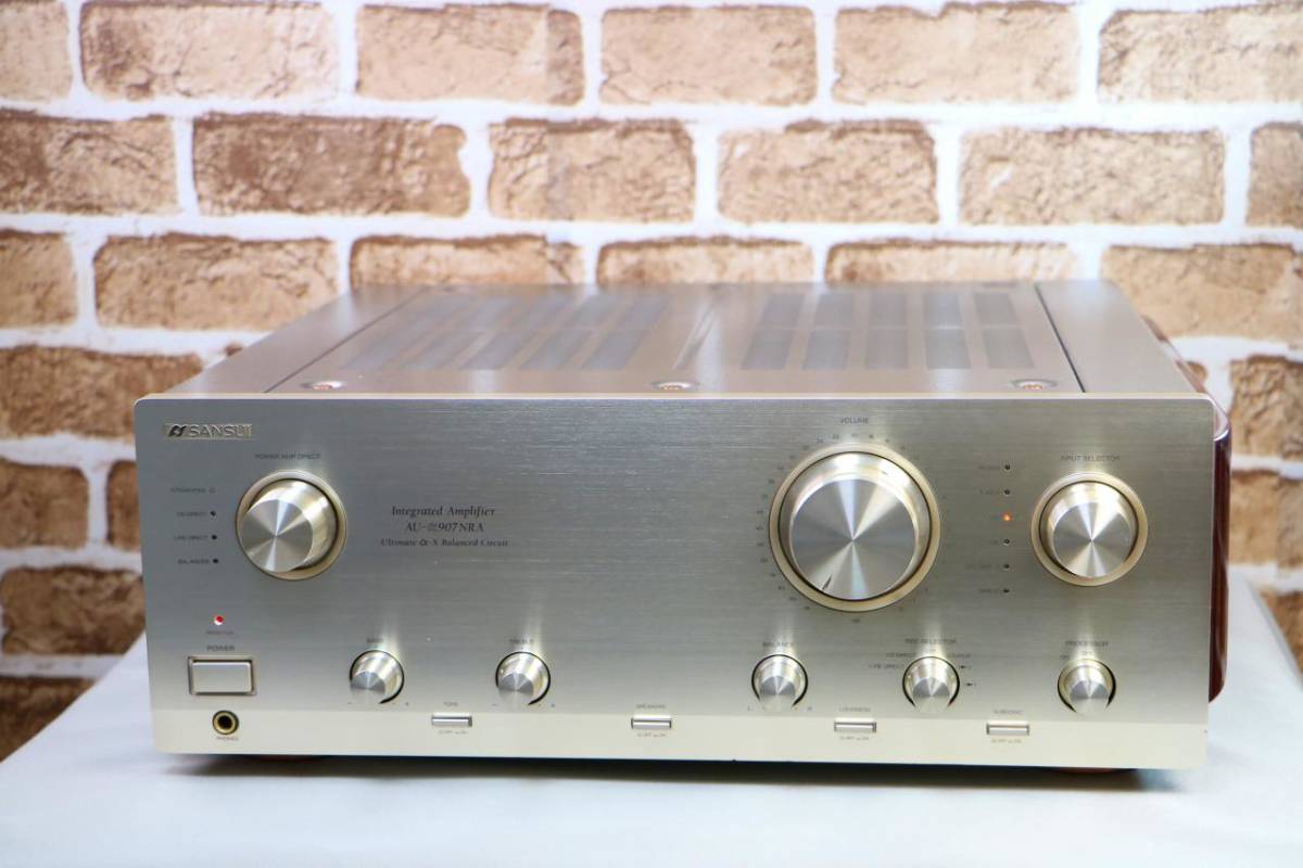 SANSUI サンスイ AU-α907NRA プリメインアンプ 定価330000円のシリーズ最終モデル 概ね美品_画像10