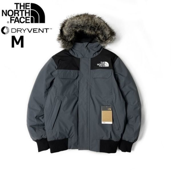 1円～!売切!【正規新品】THE NORTH FACE◆MCMURDO BOMBER JACKET マクマードボンバー ダウンジャケット US 防水 新作(M)グレー 190122-175_画像1