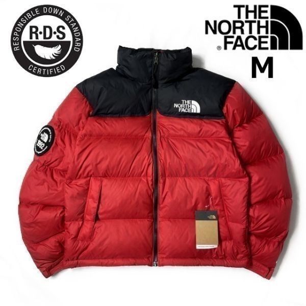 1円～!売切!【正規新品】THE NORTH FACE 1992 RETRO ANNIVERSARY NUPTSE JACKET ダウンジャケット 限定品 希少 30周年 防寒(M)赤190122-175_画像2